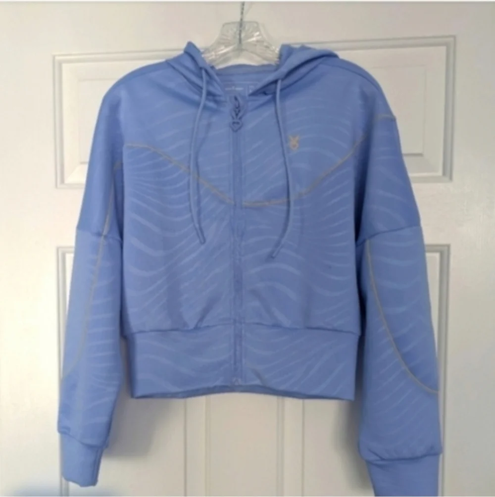 Sweatshirt hoodie By Cardio Bunny WAVES - VIBES Zip-up medium Cardio Bunny WAVE - Picture 3 of 11